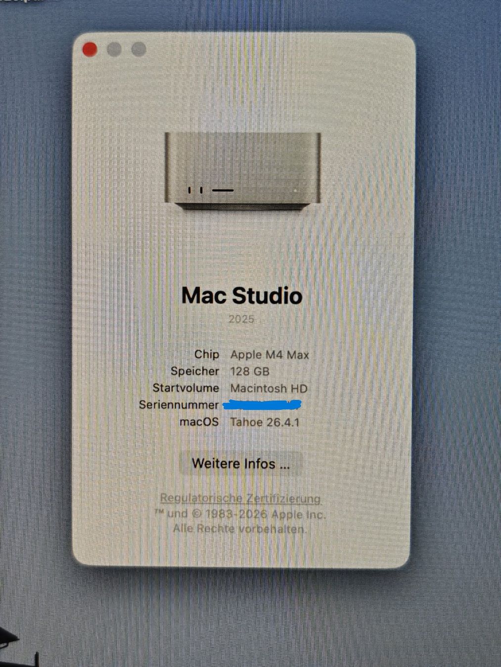 Apple PC: Mac Studio M4 Max 16 CPU 40 GPU 128 GB RAM & 1 TB SSD – Usato da Bonstetten venduto da HemiEngine1969 5
