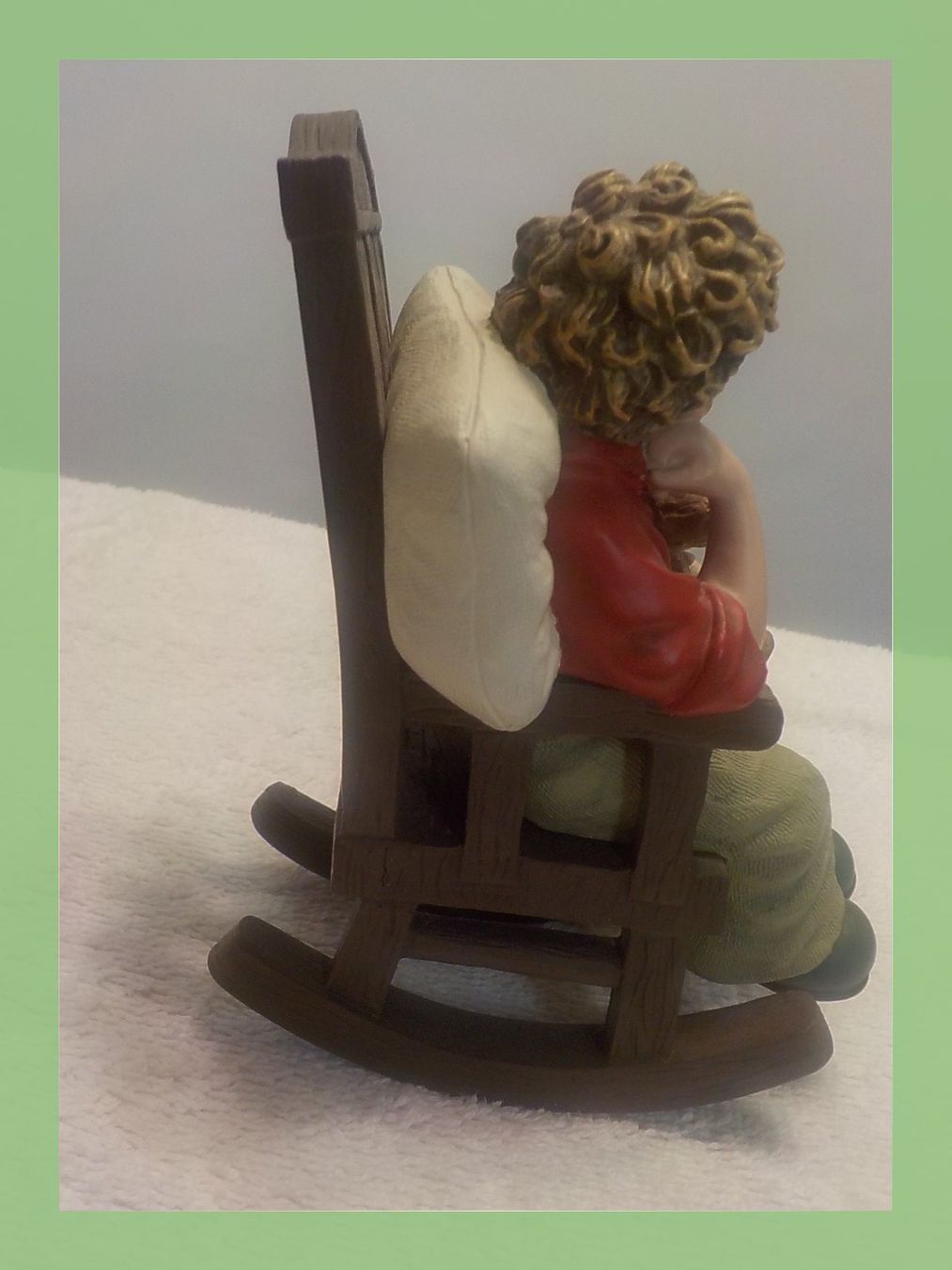 Statuette: Gilde Clown sitzend im Schaukelstuhl – Usato da Bülach venduto da Freieck 2