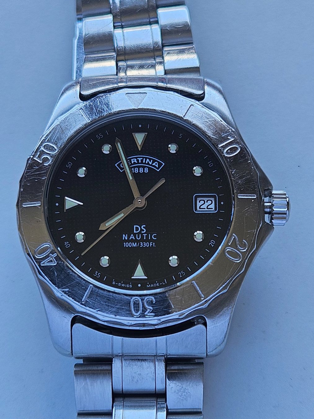 Certina Orologi: 358 Certina DS Nautic Date Quartz – Usato da Berikon venduto da mmm21
