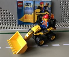 Lego City Mini-Bagger 7246 mit Anleitung