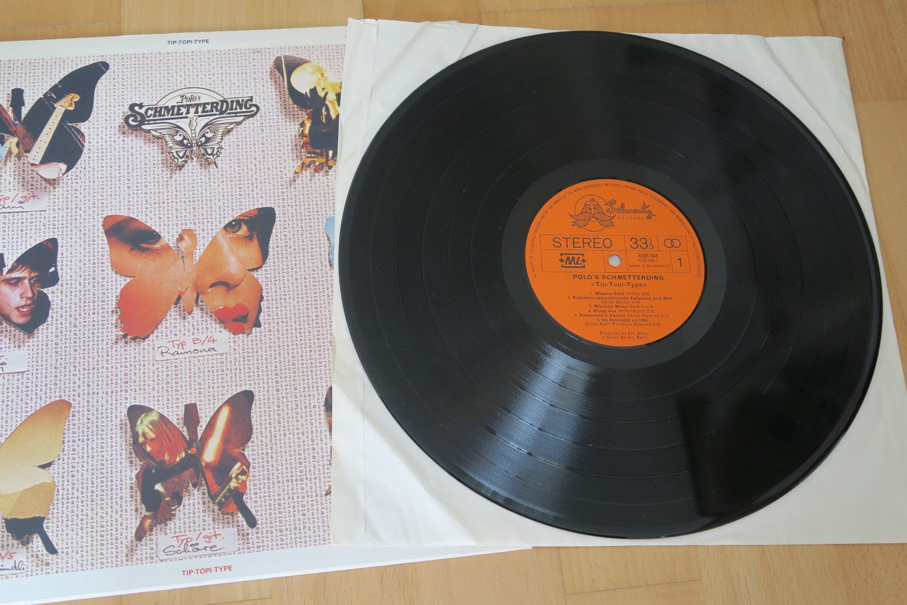 Dischi in vinile: Polo's Schmetterding – Tip-Topi-Type – Usato da Thun venduto da Karibu70 2