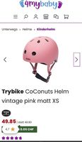 Trybike CoConuts Kinderhelm Jaipur pink plain XS