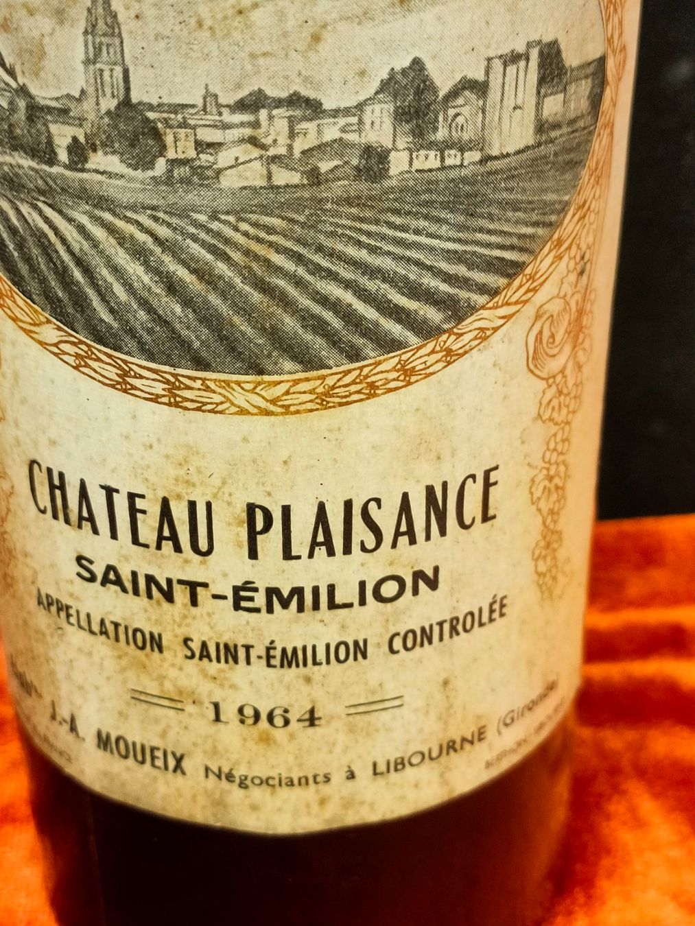 Vino: CHÂTEAU PLAISANCE SAINT-ÉMILION 1964 – Nuovo (secondo la descrizione) da Genève venduto da Leboucheoreilles 4
