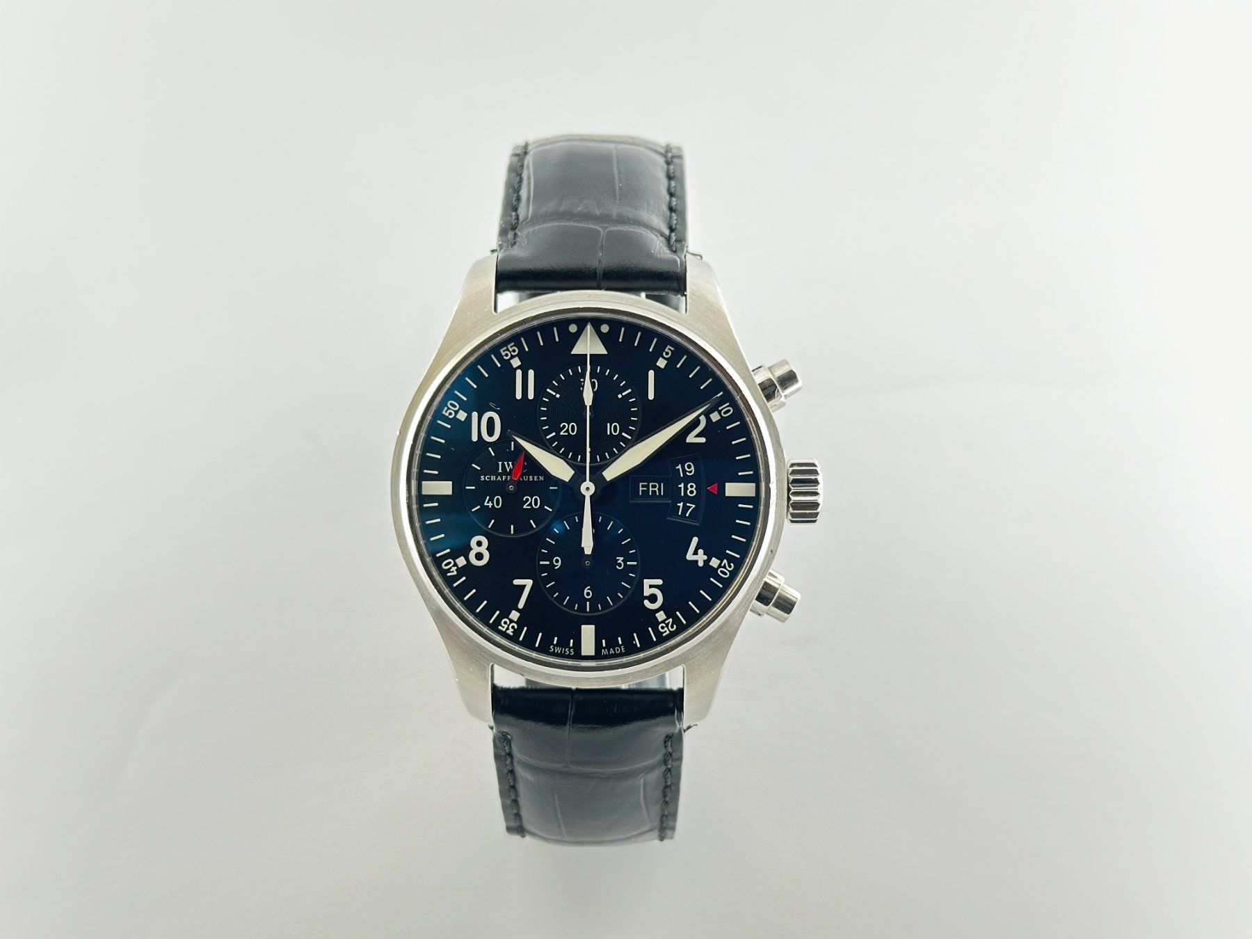 IWC Uhren: IWC Fliegeruhr Chronograph – Gebraucht aus Zürich von Stargold-Uhren 1