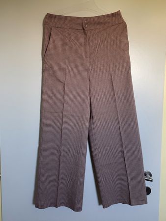 Pantalon large Promod T.38 à carreaux, jamais porté