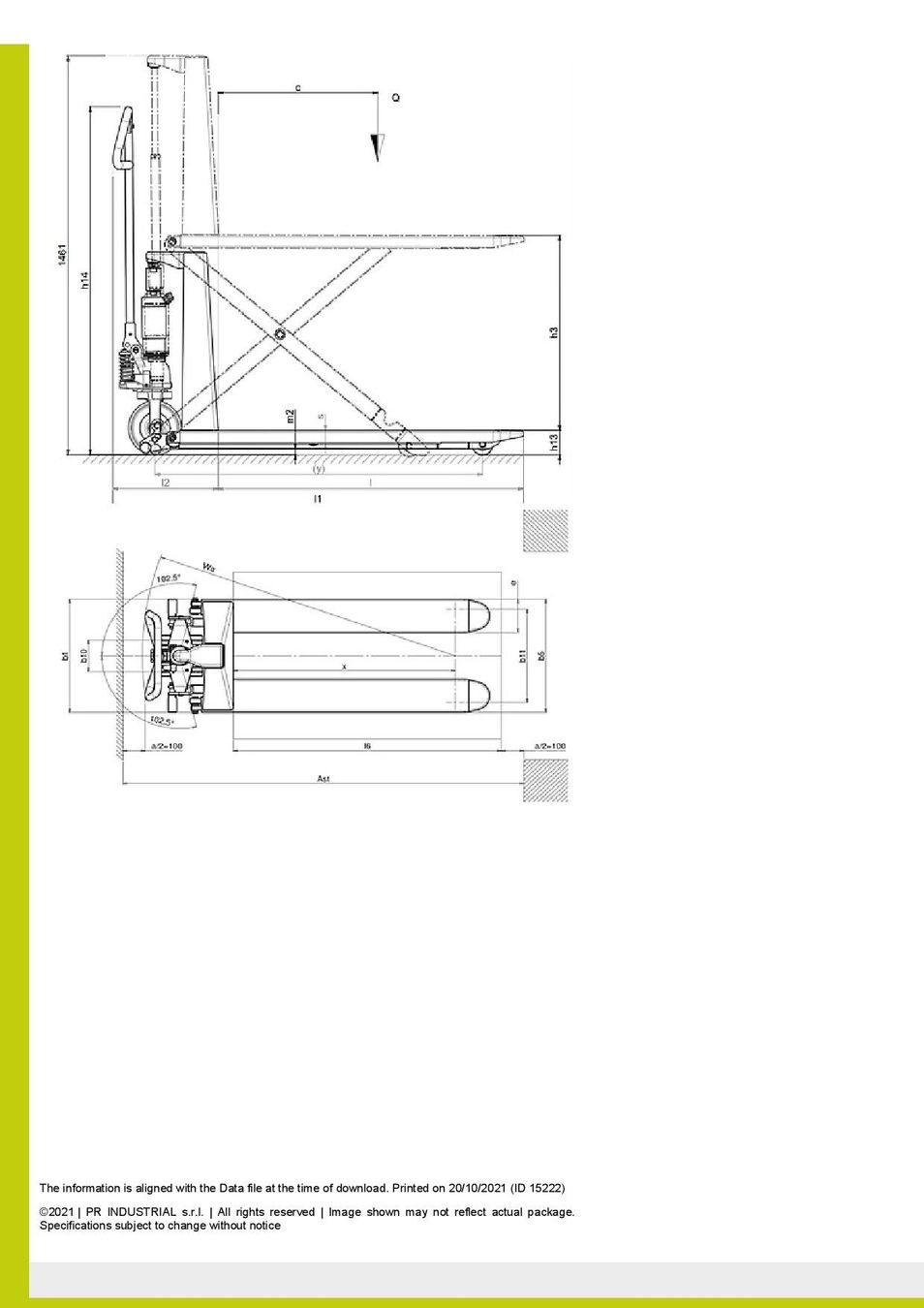 Carrelli elevatori e a forche: Palletenrolli PRAMAC; 2m langer Scherenhubwagen – Usato da Schiers venduto da Birnel5 8