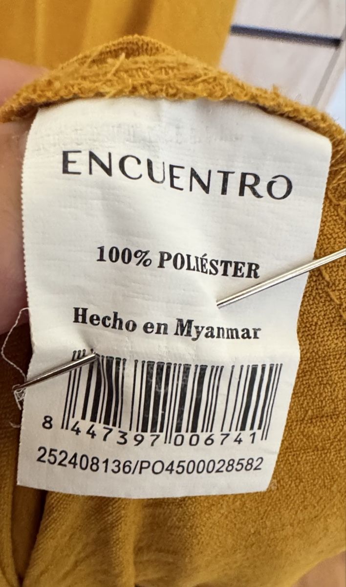Kleider: Robe longue Encuentro jaune polyester taille L – Neu (gemäss Beschreibung) aus Boudry von ren_k2vs 3