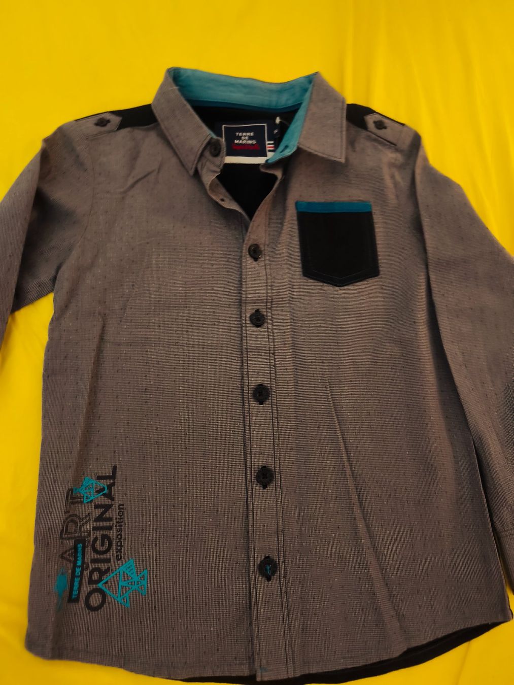 Camicie, T-shirt & Polo: Terre de Marines Kinder Hemd 122 – Nuovo (secondo la descrizione) da Tagelswangen venduto da son_z88g