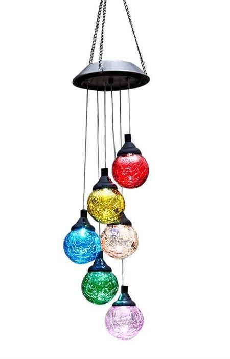 Altro in Decorazioni & Accessori: Windspiel mit Solar Kugel farbwechselnd – Nuovo e nell'imballaggio originale da Wettingen venduto da Swala 3