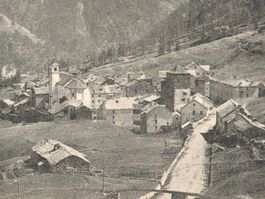 SIMPLON DORF mit Zufahrtsstrasse ~1910