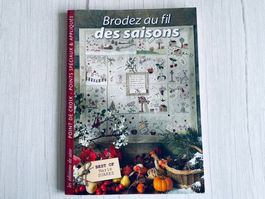 Livre Point de croix & Broderie - Brodez au fil des saisons