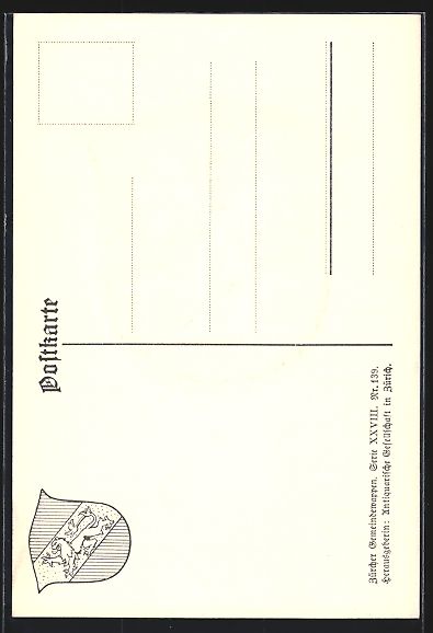 Cartes postales: AK Uitikon, Stadtwappen – D'occasion à Berlin par bartko-reher 1