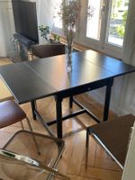 Klapptisch schwarz ausziehbar