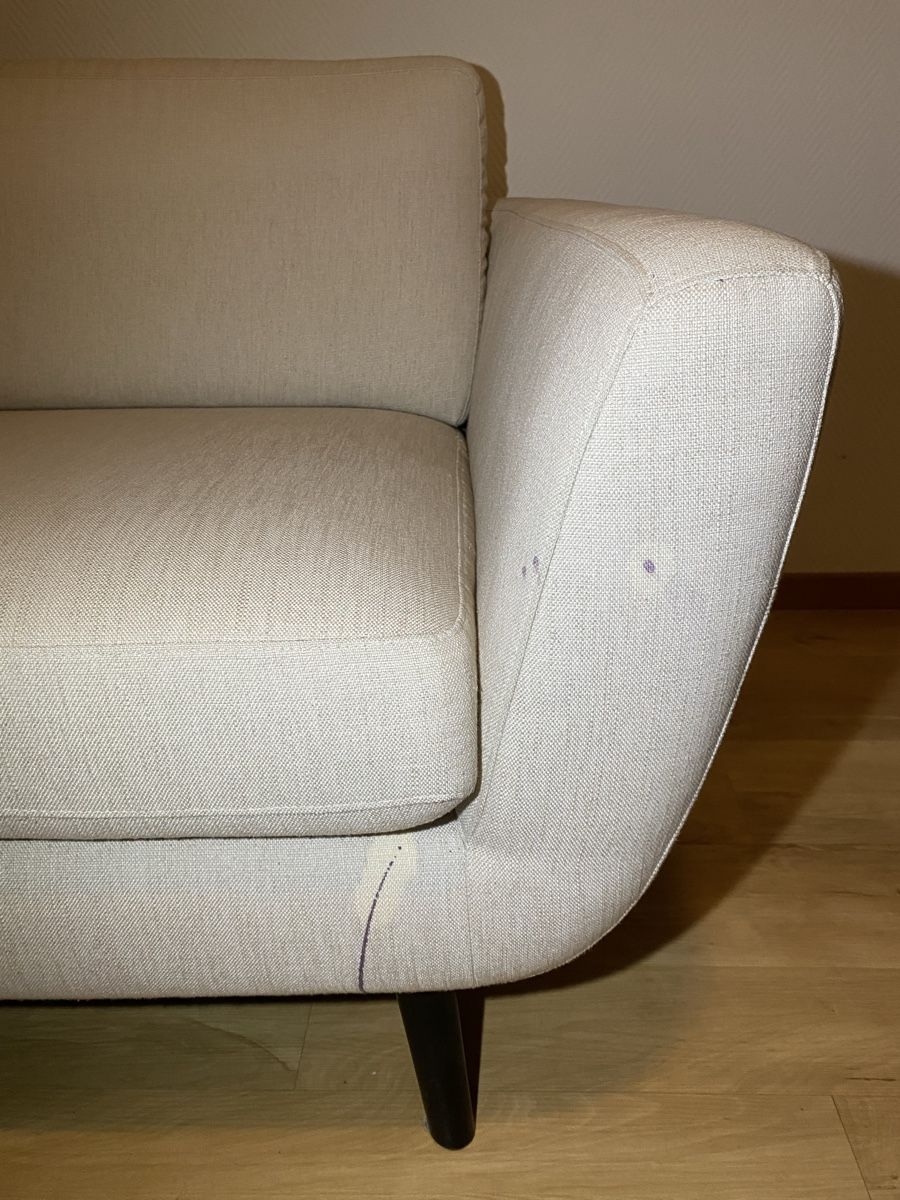Divani: Weisses Sofa mit Hocker – Usato da Gipf-Oberfrick venduto da tim_2mkl 4