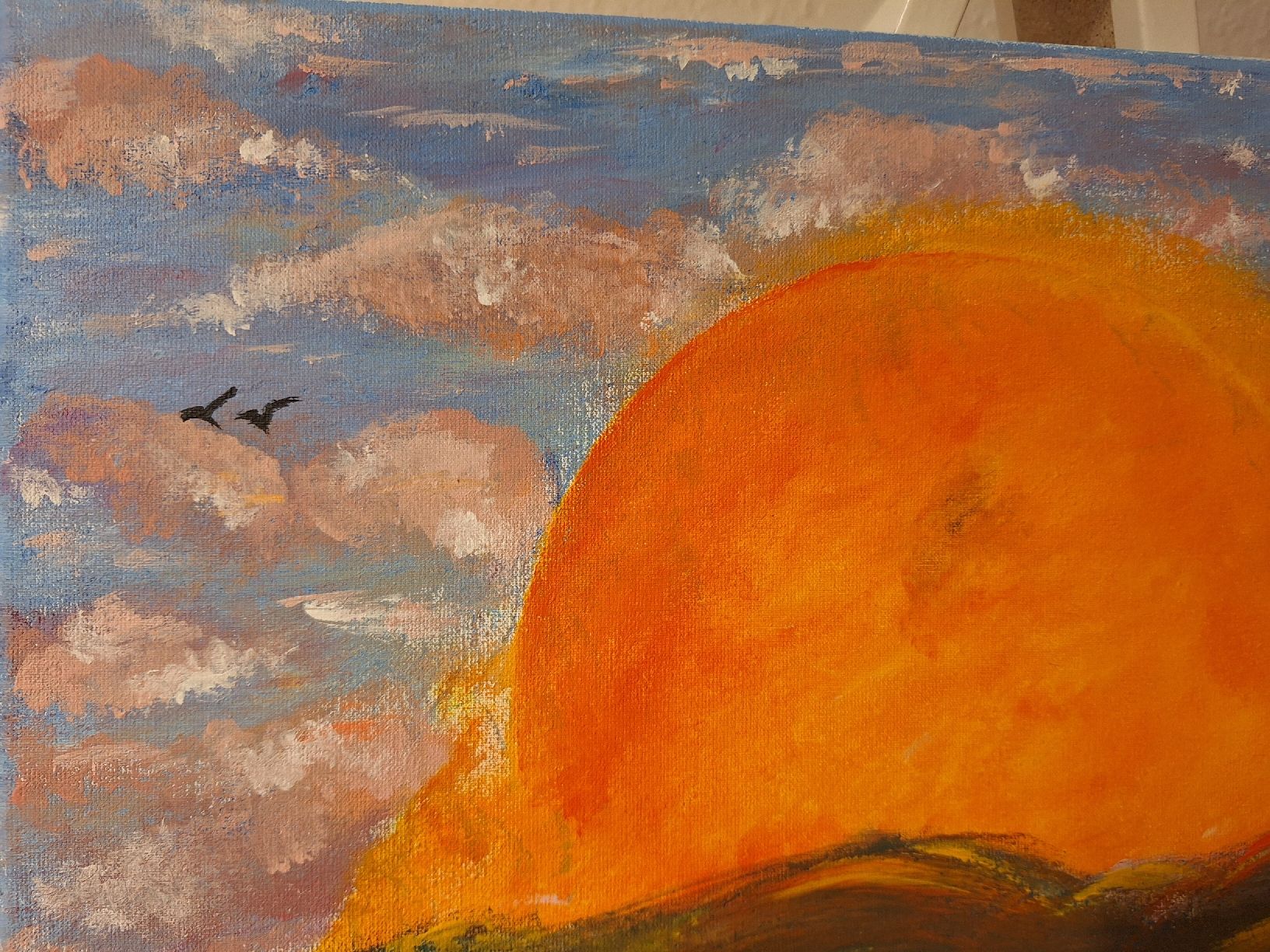 Dipinti: Sonnenuntergang, Original Acrylgemälde – Nuovo e nell'imballaggio originale da Wetzikon ZH venduto da kuk_9q2n 1