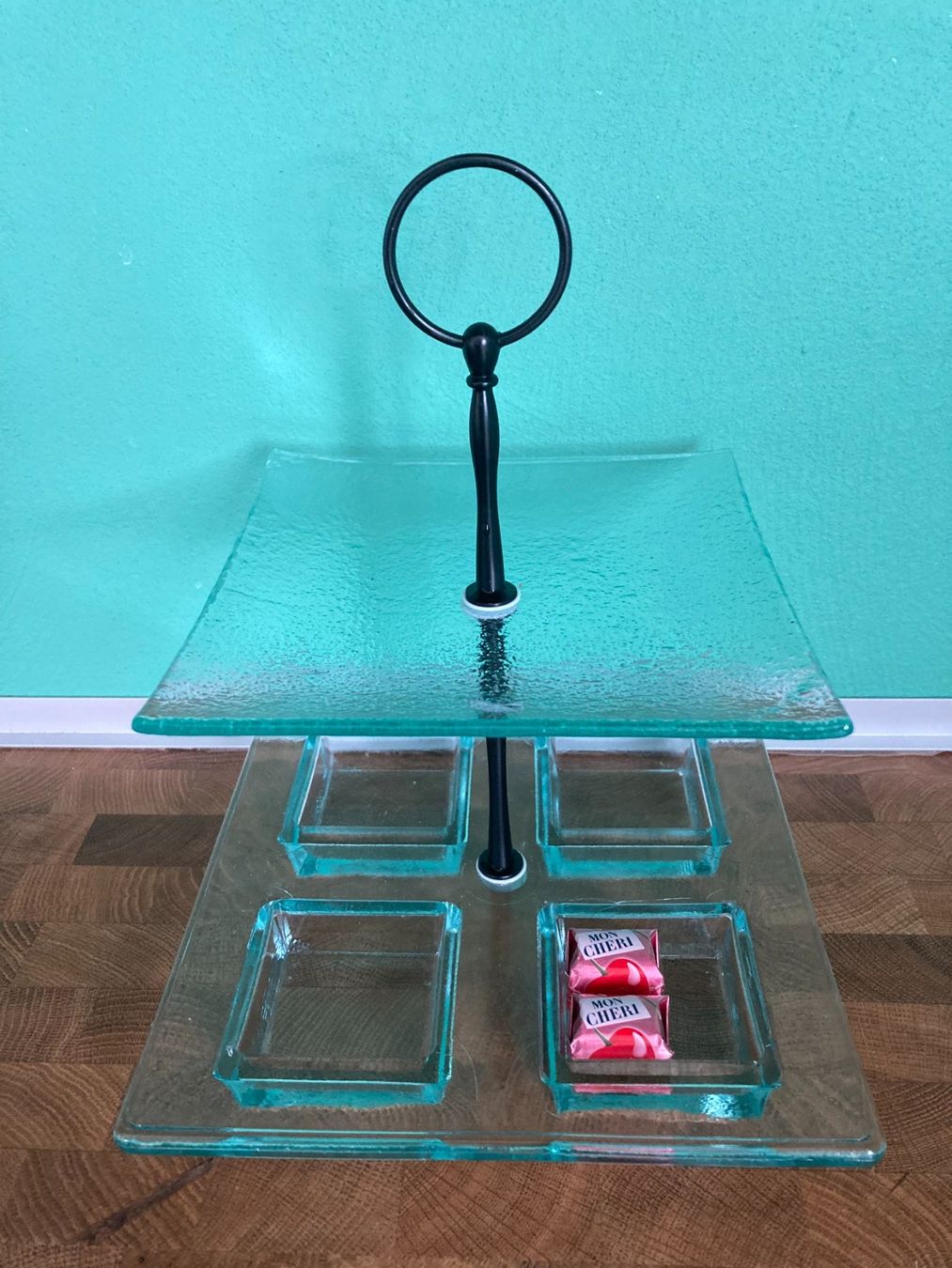 Piatti di portata: Etagere Glas Aperoschale Dippsaucen – Usato da Subingen venduto da Etageren 3