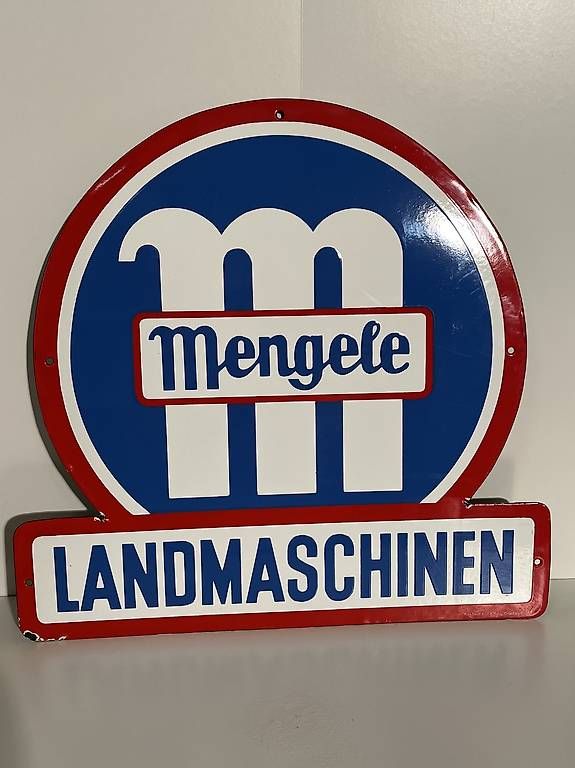 Insegne: Mengele Landmaschinen Emailschild – Usato da Stettlen venduto da sellthat 1