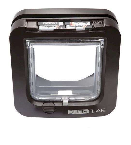 Katzenklappen: SureFlap Mikrochip Katzenklappe (braun) – Neu und originalverpackt aus Bottighofen von zaap 1