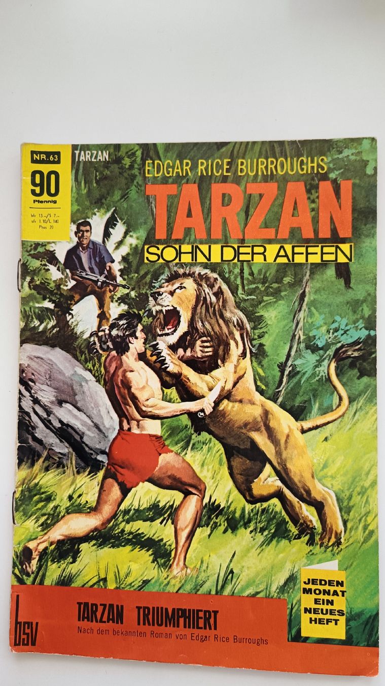 Fumetti: Tarzan Heft Nr. 63 – Usato da Villmergen venduto da toptip1970