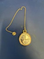 Taschenuhr INTERCO vergoldet mit Kette Handaufzug