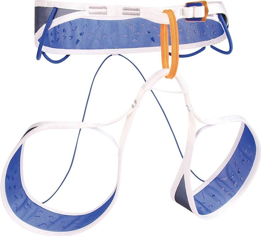 Attrezzatura da arrampicata: Blue Ice Addax Klettergurt Grösse M Gratisversand – Nuovo e nell'imballaggio originale da Innertkirchen venduto da Flir