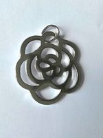 Grosse Anhänger Blume Silber 925