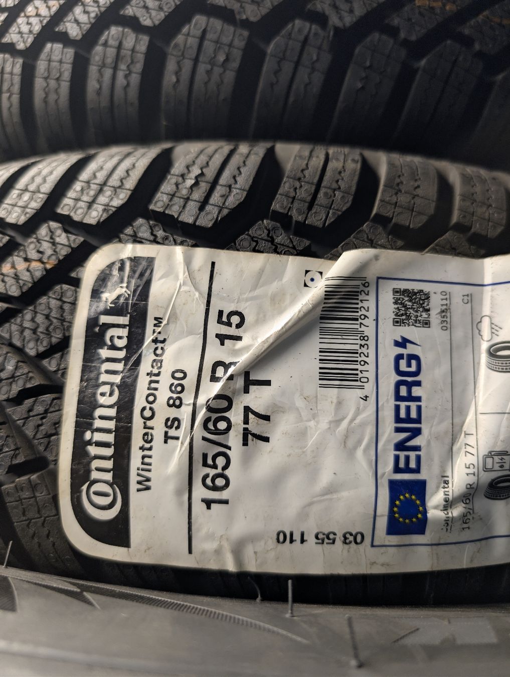 Continental Pneumatici & Ruote complete: 165/60/15 Winterreifen – Nuovo e nell'imballaggio originale da Dürrenäsch venduto da Pneu-Idris 2