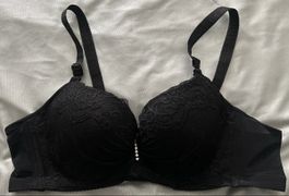 BH schwarz mit Strass Gr. 46/105 NEU 