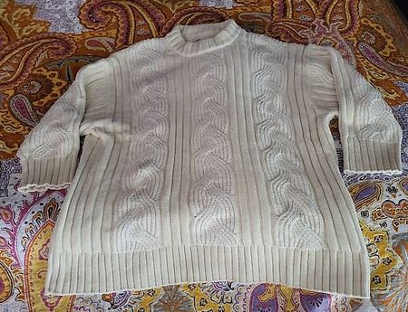 Chenille Pullover NEU, GR XL warm und weich