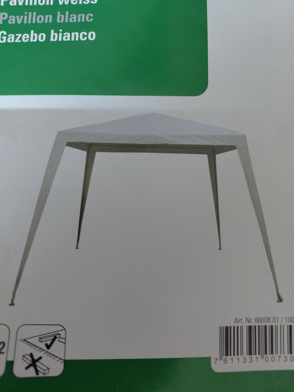 Unterstände: Pavillon weiss 300x300cm neu – Neu (gemäss Beschreibung) aus Zürich von Grancanaria