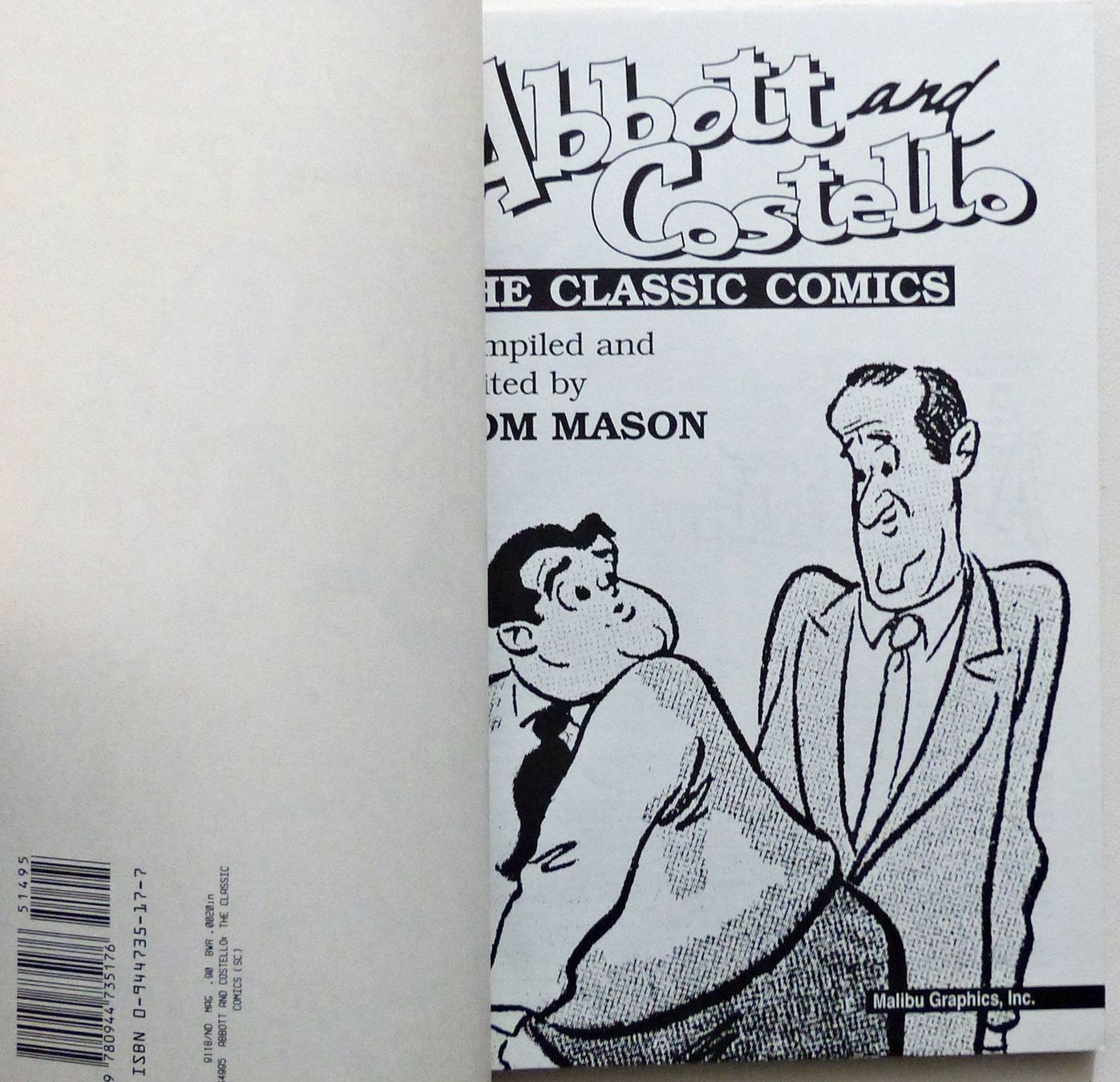Fumetti: ABBOTT COSTELLO THE CLASSIC COMICS 1ST PRINT 1989 – Nuovo e nell'imballaggio originale da Lugano venduto da YouWantUS 2
