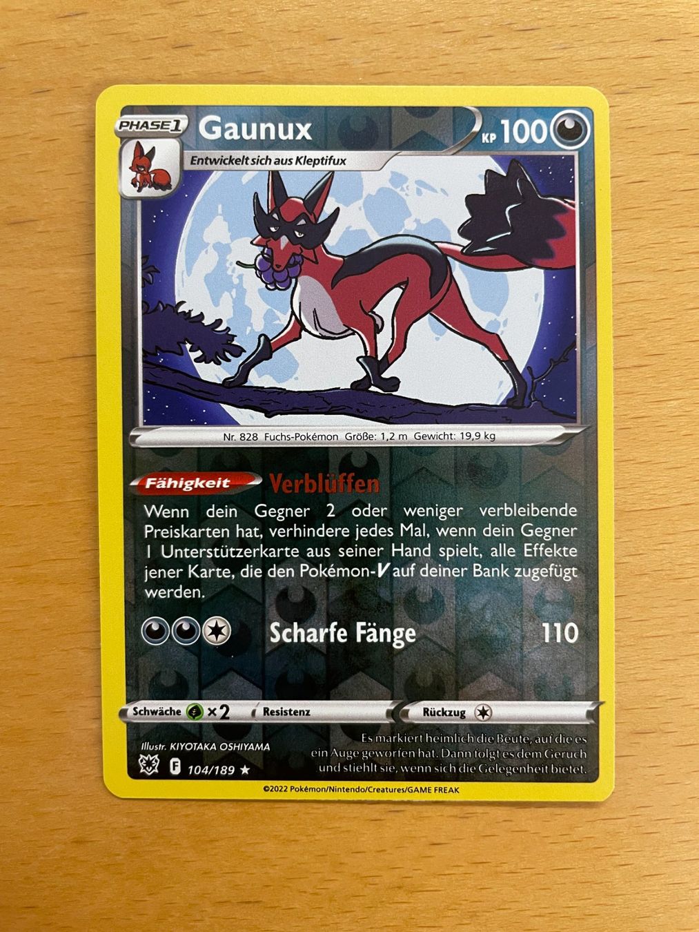 Pokémon Sammelbilder & Trading cards: Pokemon Gaunux Reverse (Versand gratis) – Neu (gemäss Beschreibung) aus Chur von Angerson