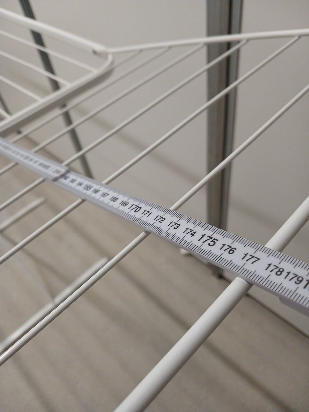 Stenditoi: Wäscheständer, metall, weiss, gross – Usato da Zürich venduto da Marco-2nd-hand 3