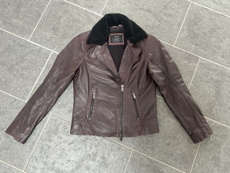 Lederjacke Street One