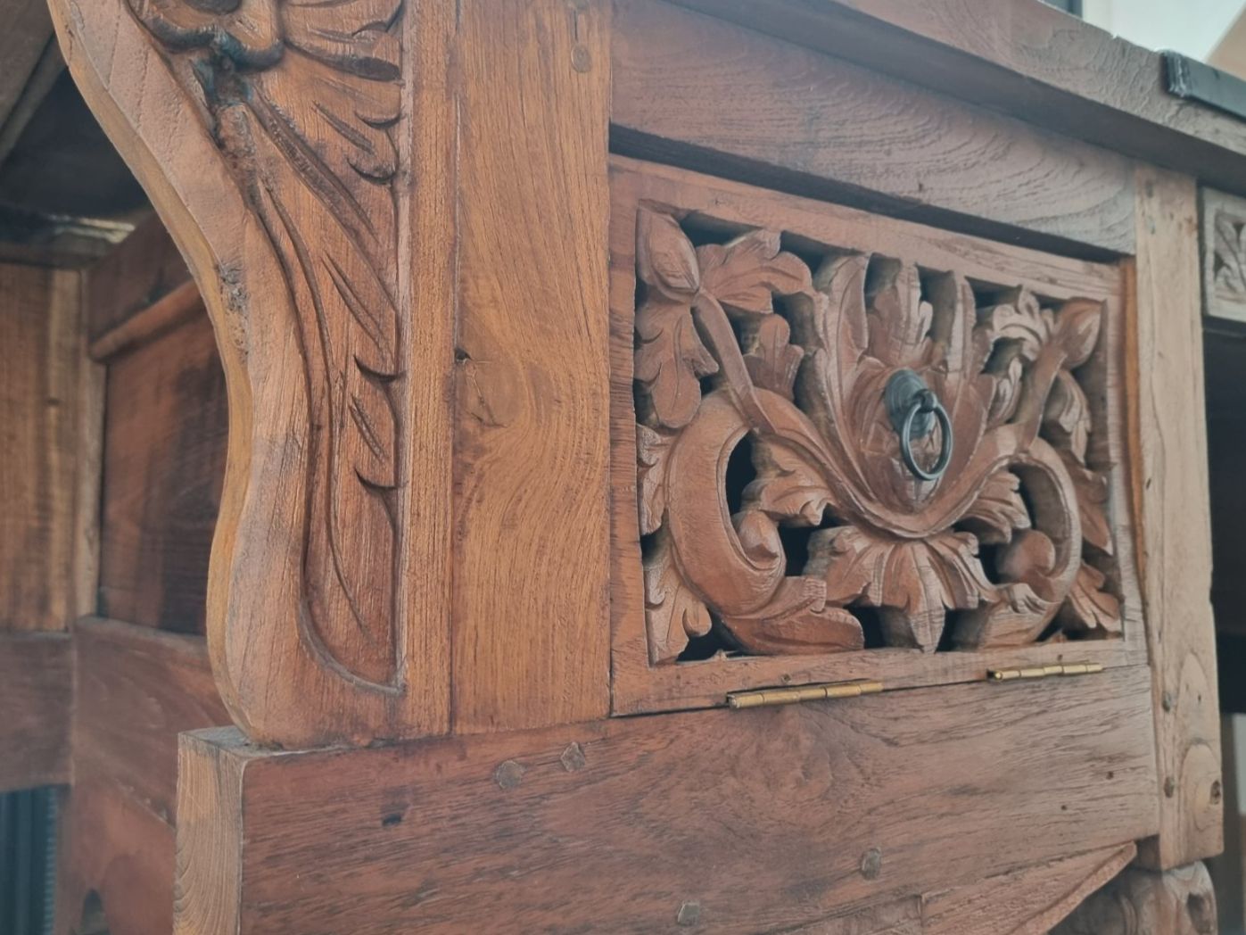 Bureaux: Bureau / console indonésienne en teck unique! – D'occasion à Cheseaux-sur-Lausanne par NikoRiko 6