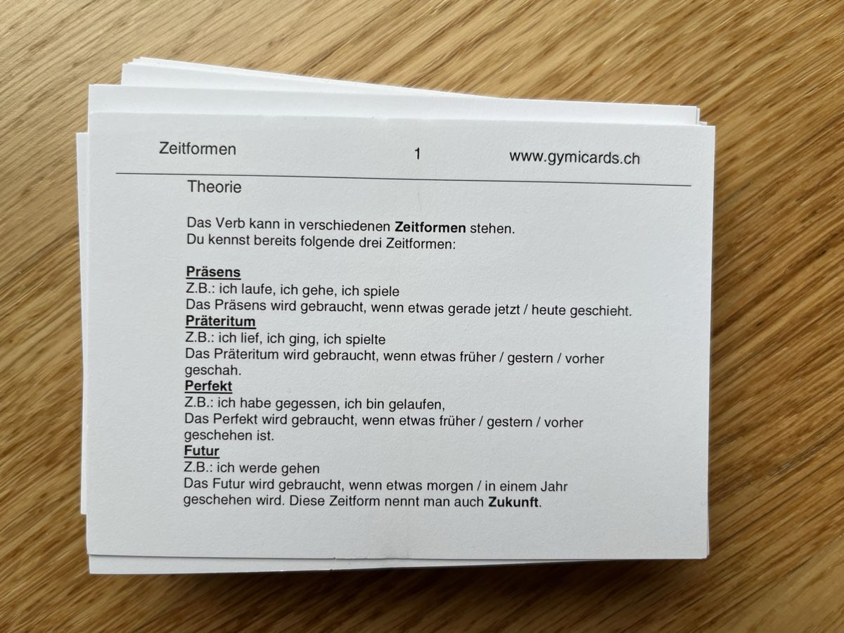 Libri: Gymicards Deutsch 5. Klasse – Usato da Zürich venduto da yeti044 4