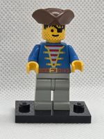 LEGO Pirates pi008 Pirate Blue Jacket, Light Gray Legs
