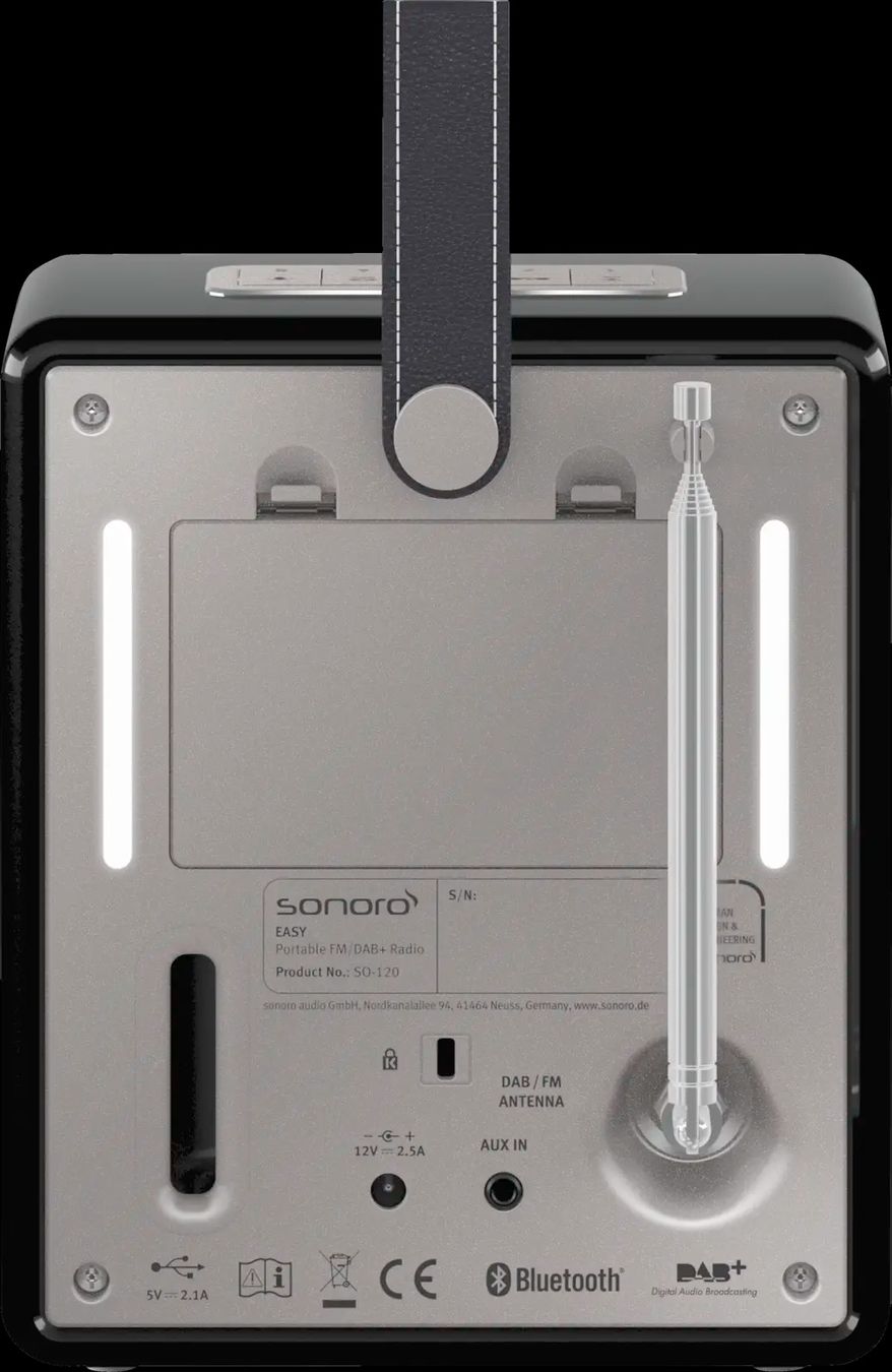Sonoro Radio: Sonoro DAB+ Empfänger Model Easy Gehäuse Schwarz/Silber – Nuovo (secondo la descrizione) da Thun venduto da Media-Line 1