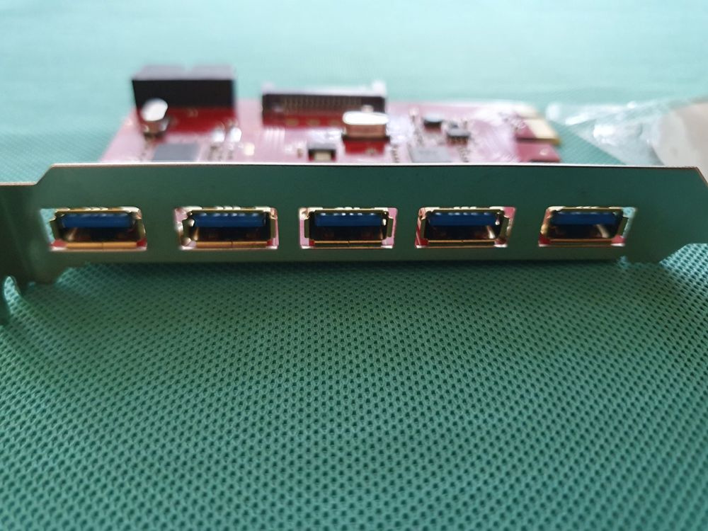 Hubs & Switches: PCIe USB3.0 Schnittstellenkarte Controller 5x extern – D'occasion à Feuerthalen par jalindi 2