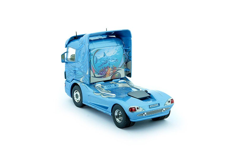 Tekno Kit di modellismo & Modellini statici: Tekno 74170 Scania Sematrade Shark – Nuovo e nell'imballaggio originale da Dagmersellen venduto da FBM-Bacheli 1