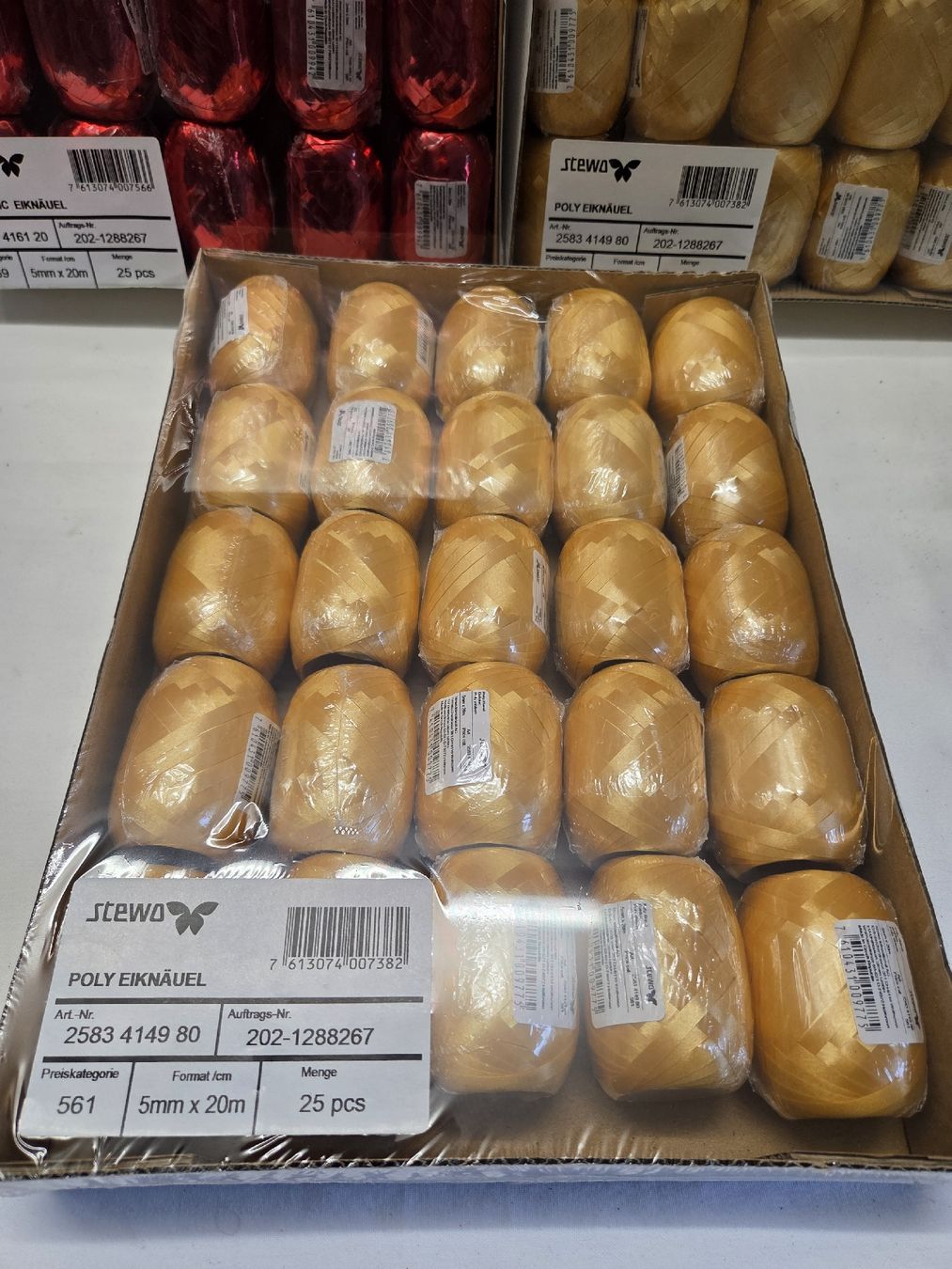 Dekobänder: Stewo Poly Eiknäuel Geschenkband  neu.. – Neu und originalverpackt aus Stans von Ducati16 5