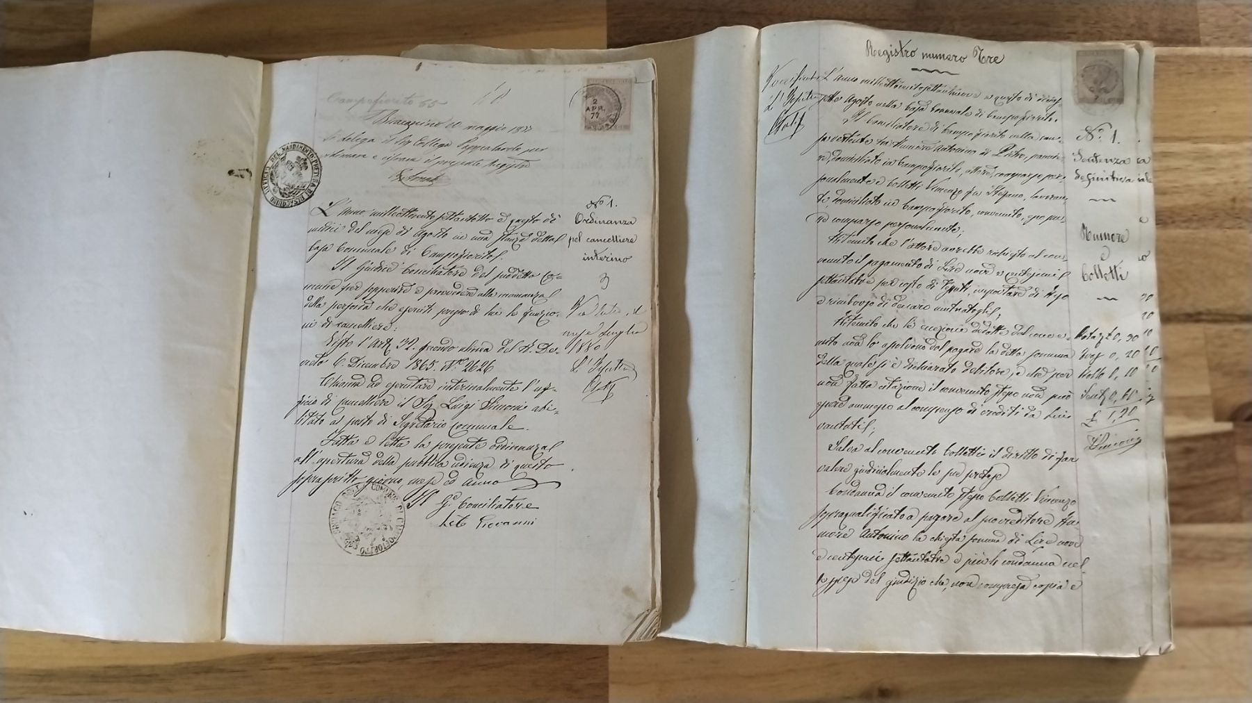 Libri: Alte Register, 2 Stück ab 1879, Compofiorito – Usato da Wallisellen venduto da mic_gg2g 1