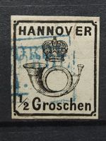 Hannover Mi-Nr. 17 y gestempelt Geprüft BPP 250 Fr