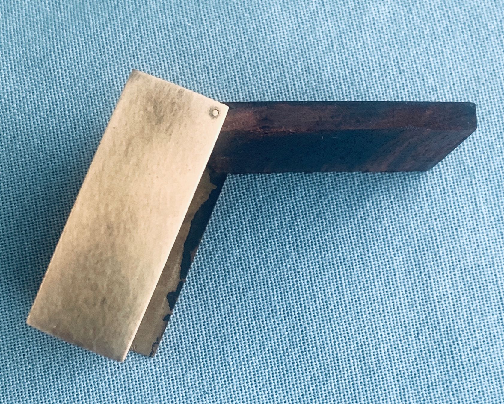 Portagioie: Kleine Schatulle, Holz/Messing – Usato da Bern venduto da Flora.Sonea 3