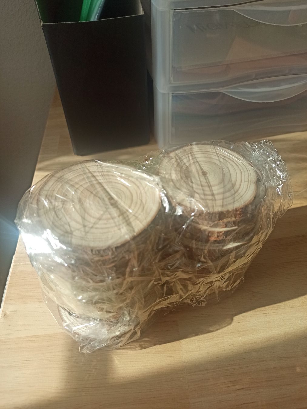 Kit bricolage: Holzscheiben zum Basteln – Nuovo e nell'imballaggio originale da Eschenz venduto da Migulina