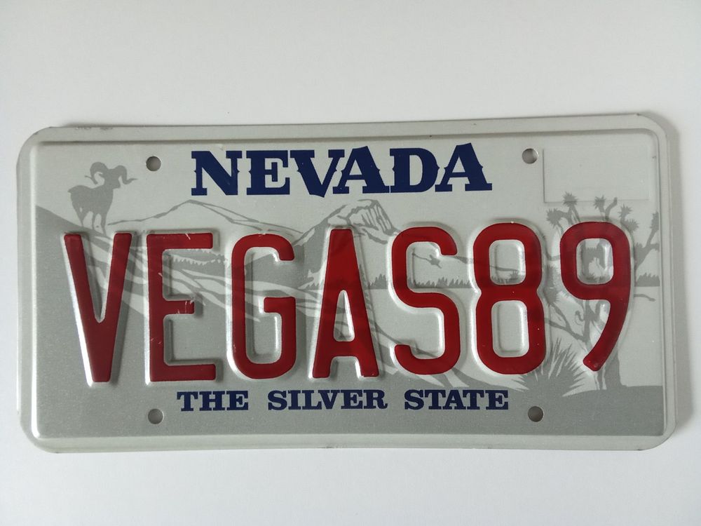 Retro Blechschild Las Vegas - Geprägtes Deko Schild 30x20cm Mit 3D Effekt