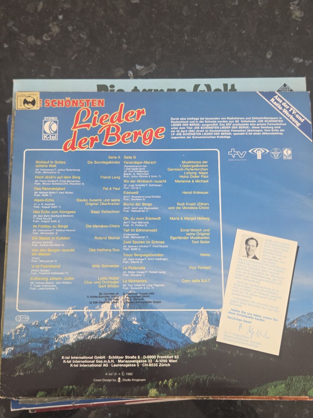 Dischi in vinile: Die schönsten Lieder der Berge – Usato da Müntschemier venduto da Fee_00 1