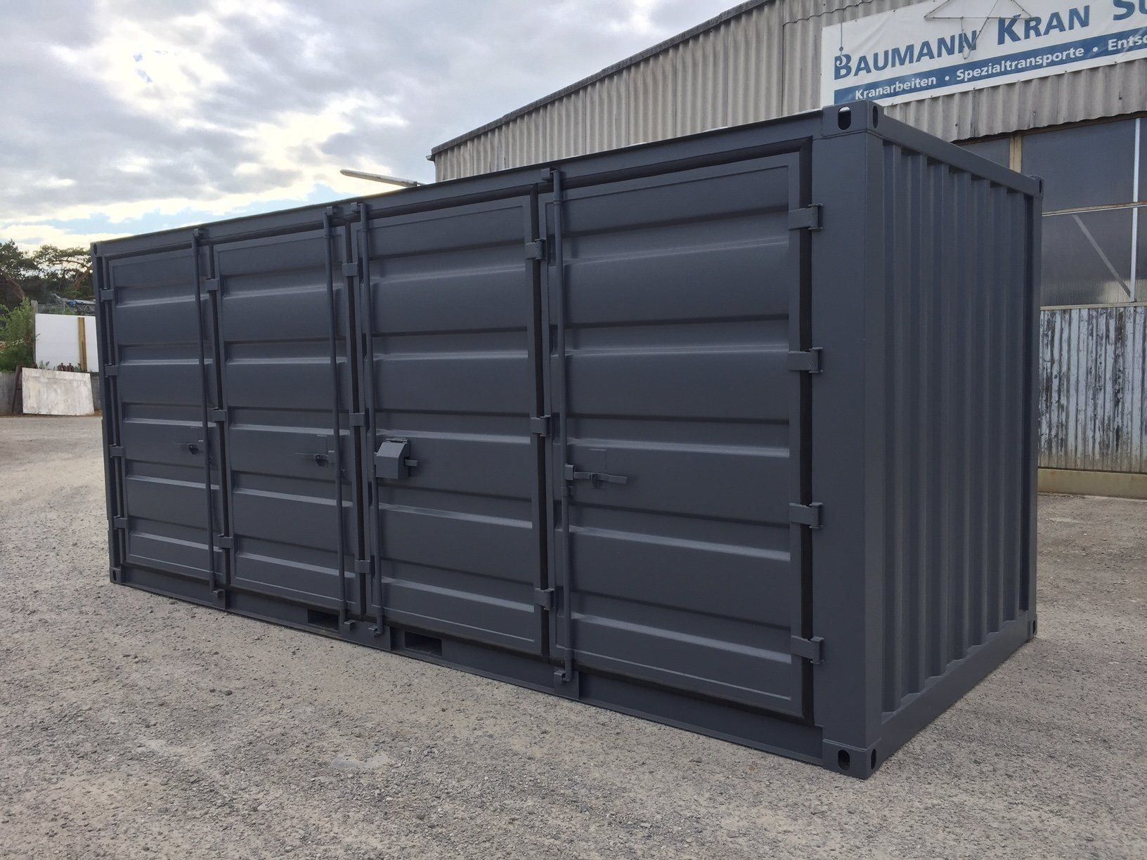 Baucontainer: 20' Lagercontainer Open Side! – Neu (gemäss Beschreibung) aus Kradolf von BKSAG 2