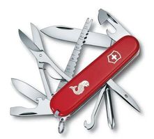 Messer mit  Fischentschupper, Angellöser,Scherre Victorinox