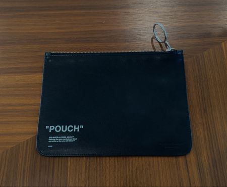 Off-White “POUCH” (Virgil Abloh) – schwarz, Leder